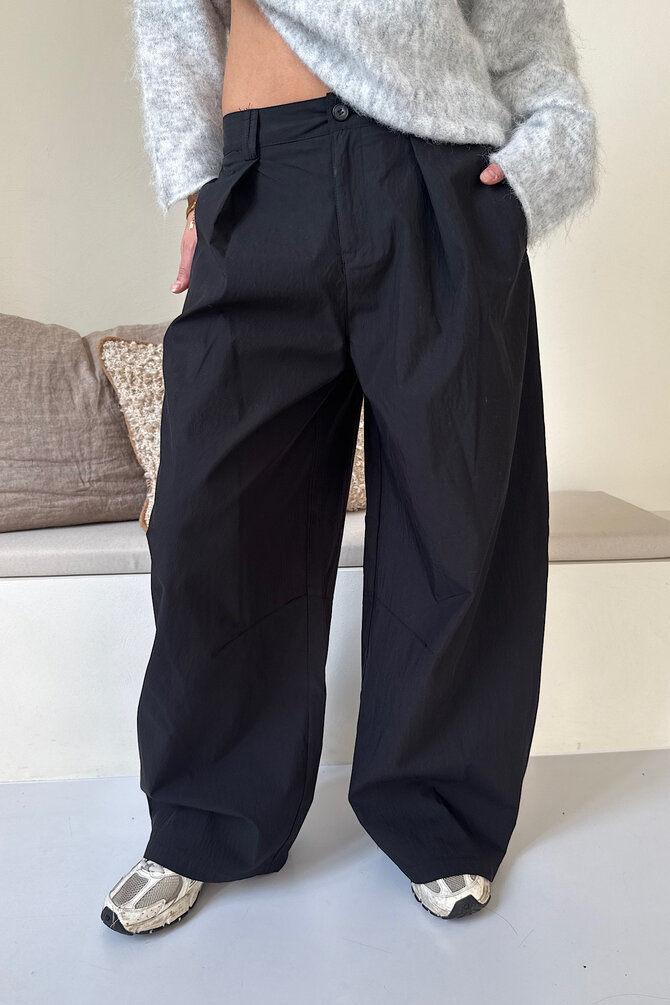 Wijde Broek Selina - Zwart