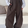 Wijde Broek Selina - Bruin