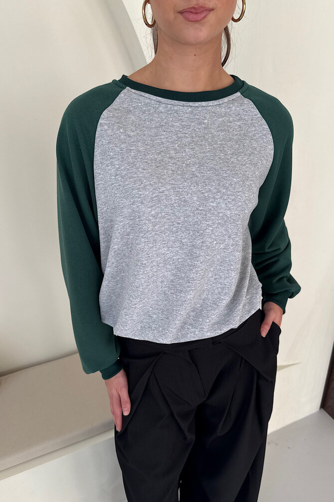 Raglan Sweater - Groen
