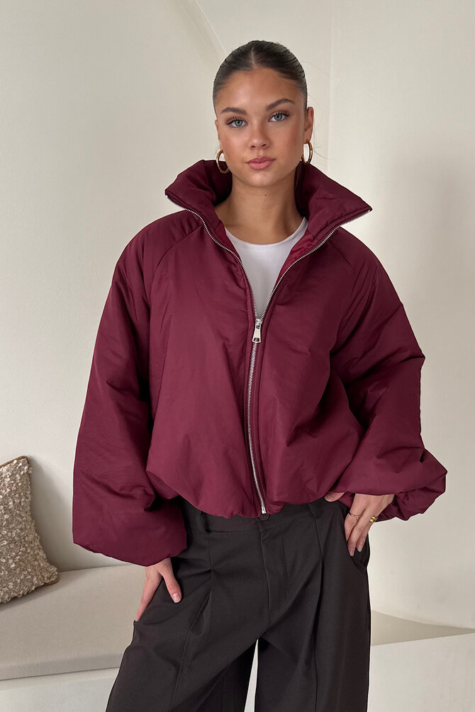 Puffer Jacket Lorena - Bordeaux