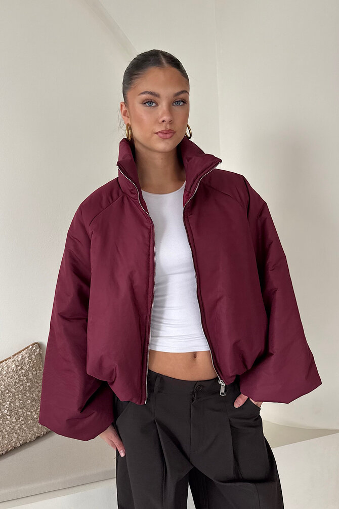 Puffer Jacket Lorena - Bordeaux