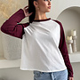 Longsleeve Rosa - Bordeaux