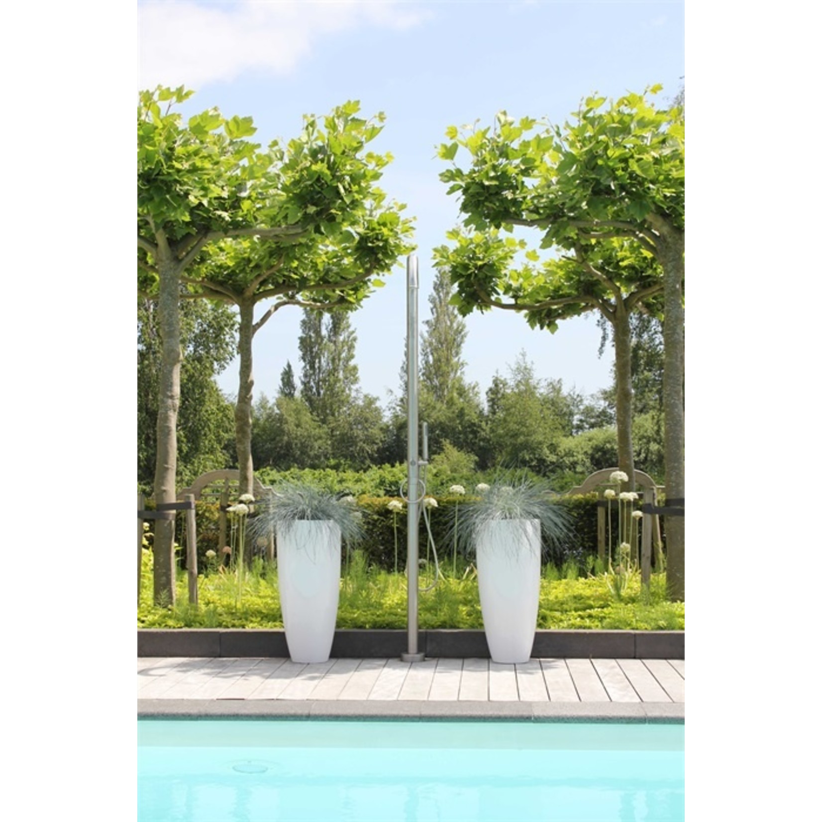 Vase The World HOGE POT - KENTUCKY SHINY  WHITE -  Ø47 x H100 cm