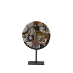 ORNAMENT OP VOET - GOUYA - AGAAT - MAT ZWART