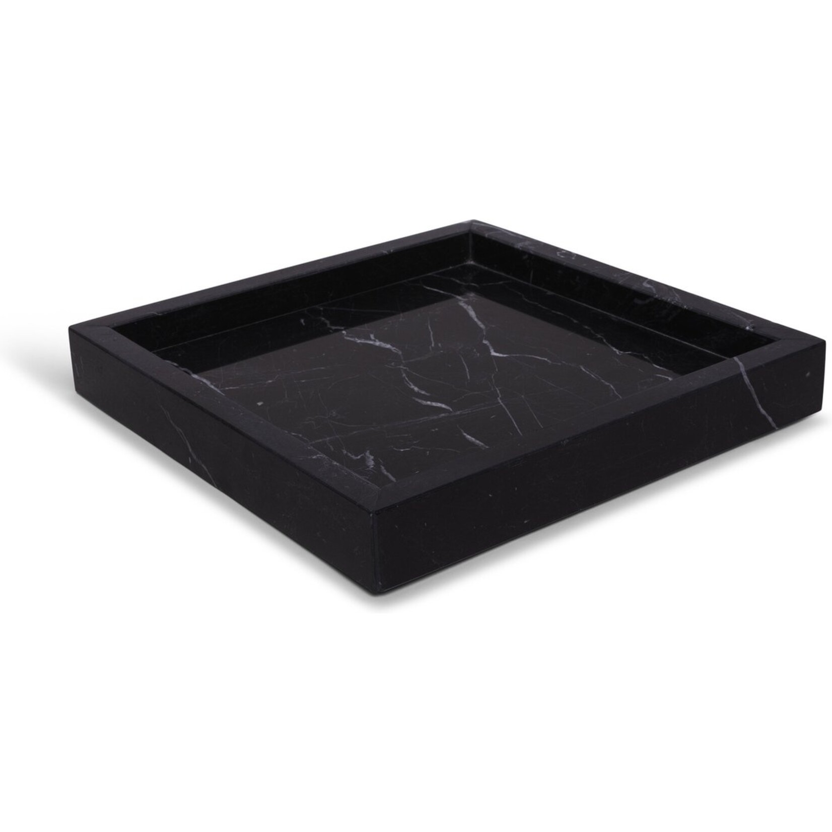 Mooisa MOOISA - MARMER DIENBLAD - TRAY - ZWART