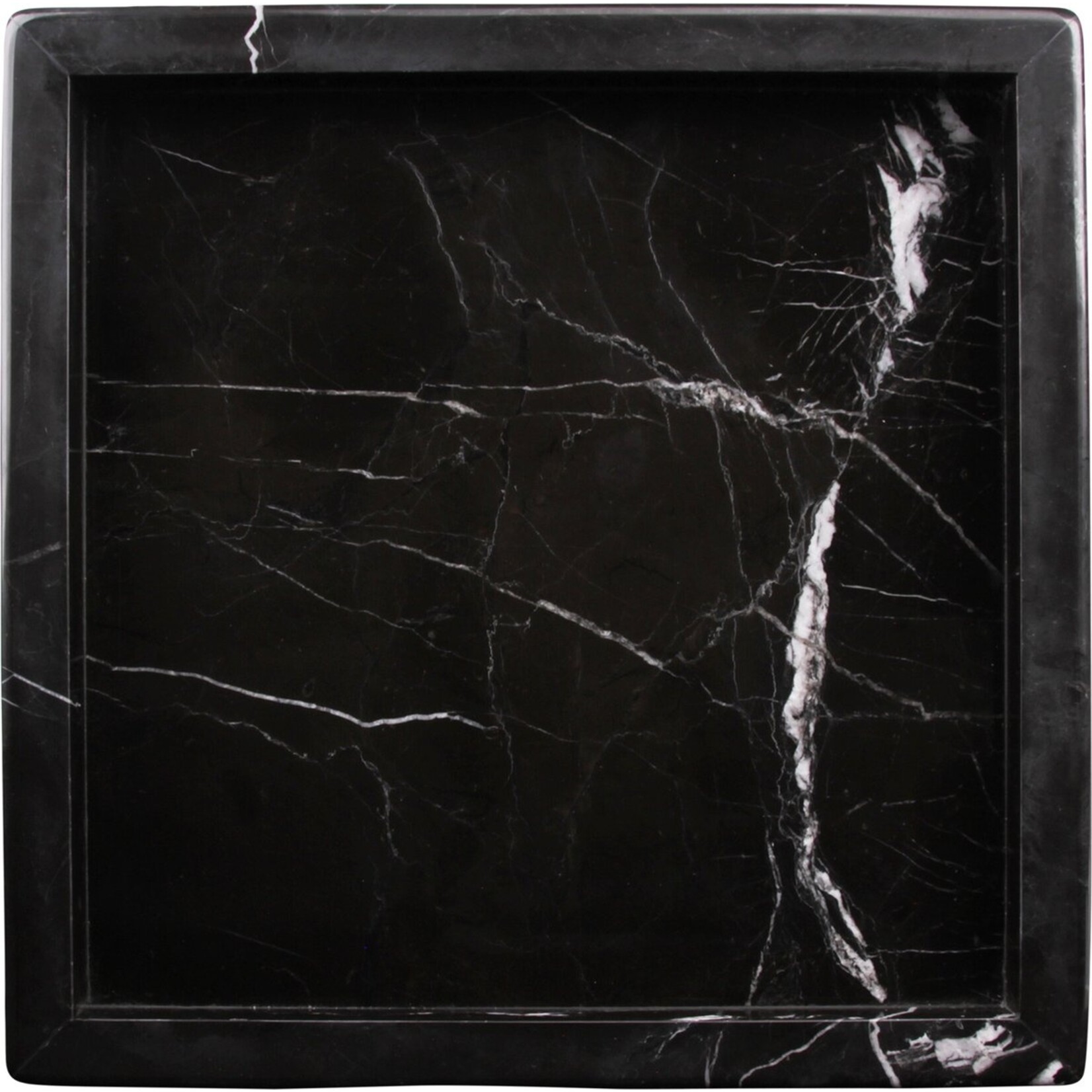 Mooisa MOOISA - MARMER DIENBLAD - TRAY - ZWART