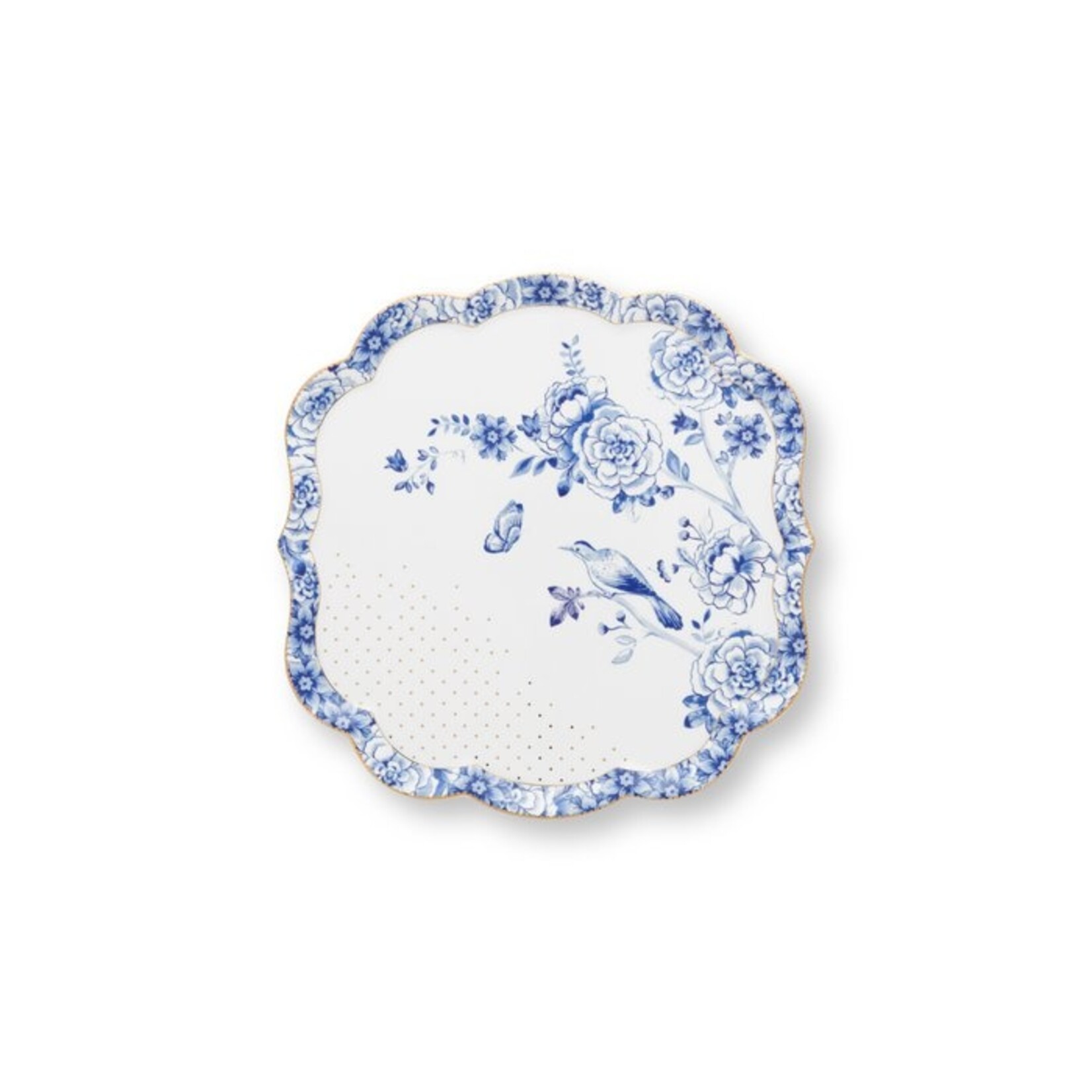 Pip Studio PIP STUDIO ROYAL WHITE TAARTPLATEAU KLEIN