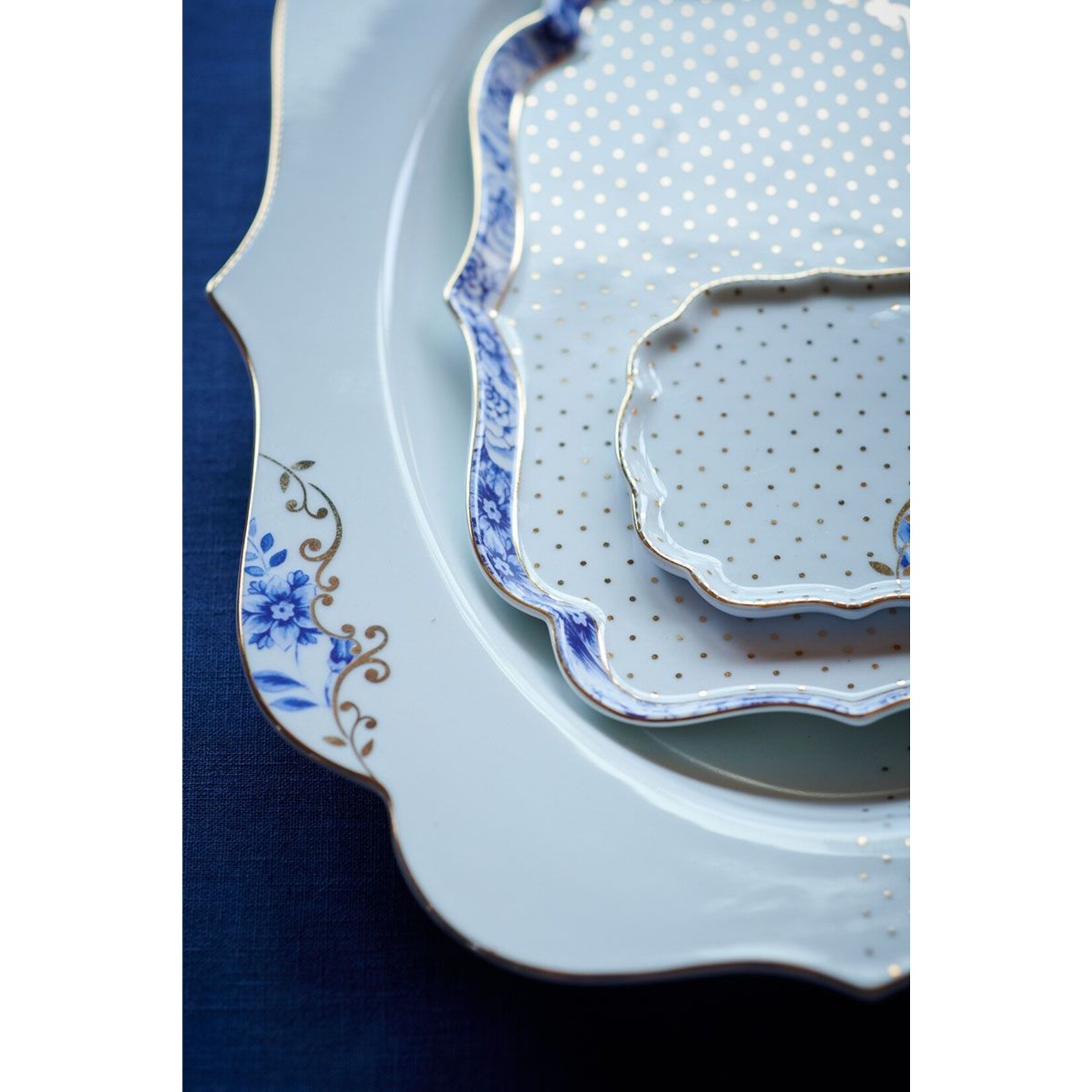 Pip Studio PIP STUDIO ROYAL WHITE OVALE SERVEERSCHAAL 40cm