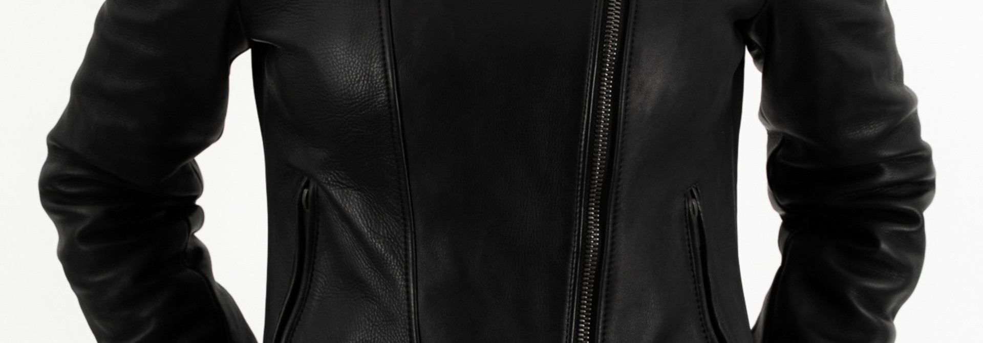 The RokkerCompany Bonny leren dames motorjasBlack