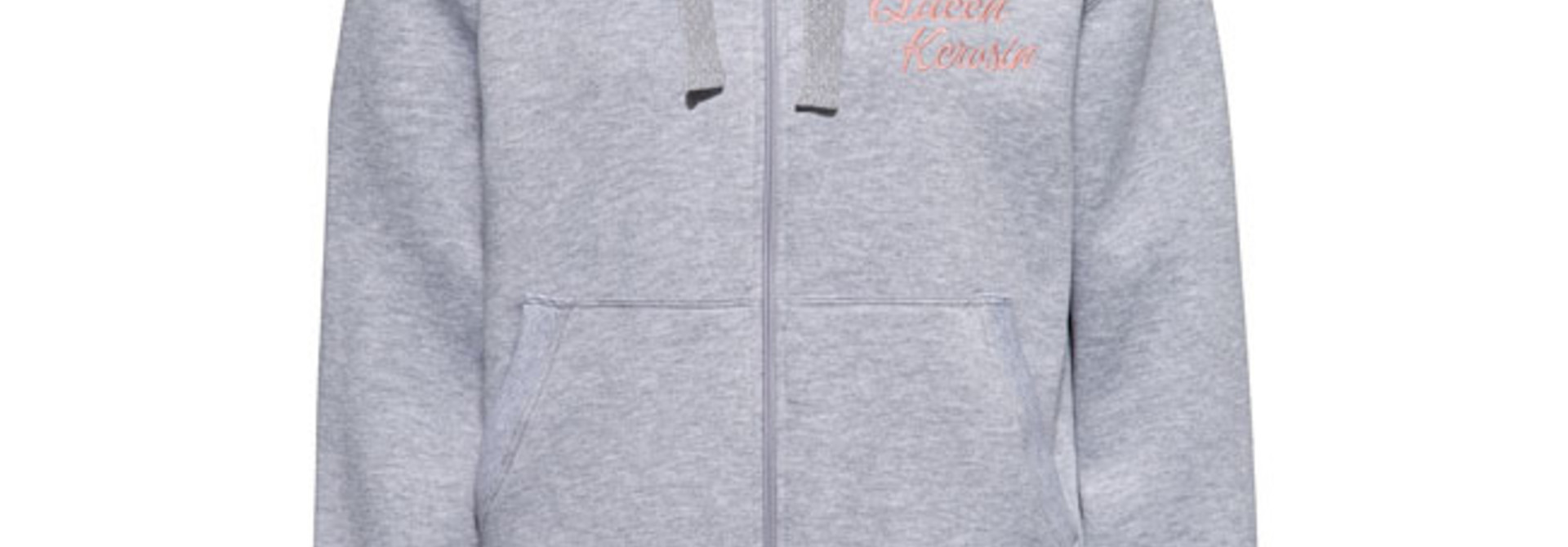Queen kerosin daddy's little girl hoodie grey melange