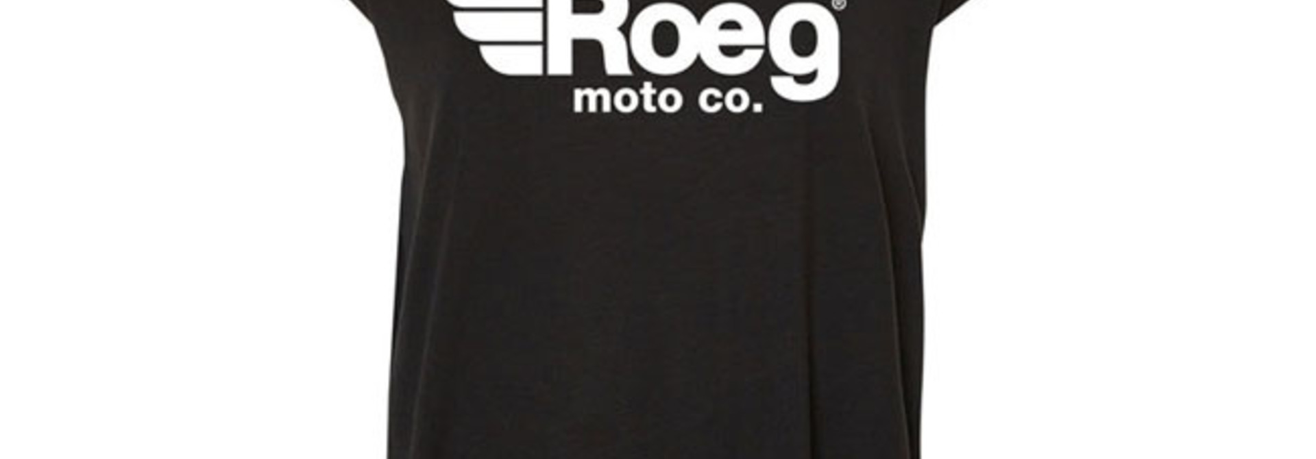 The ROEG® Lady black T-Shirt is made with pure cotton for all-day comfort.
