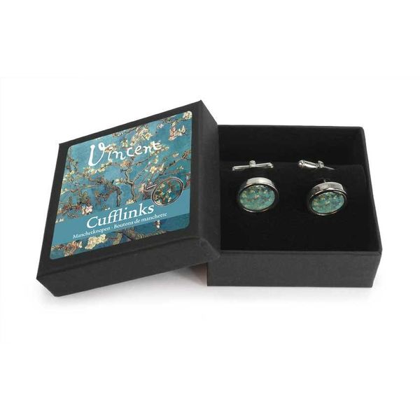 Manschettenknöpfe van Gogh "Mandelblüte"