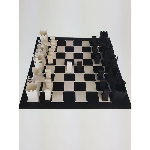 Folding plate chess game Folding plate chess game