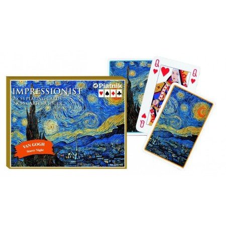 Vincent van Gogh Sterrennacht Speelkaarten  Double Deck