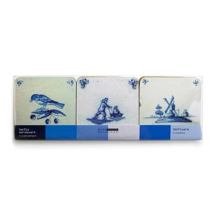 Coasters "Delft blue tiles"