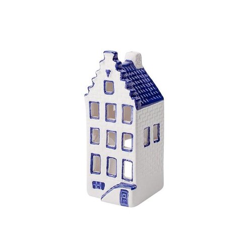 Delft blue waxine holder canal house 