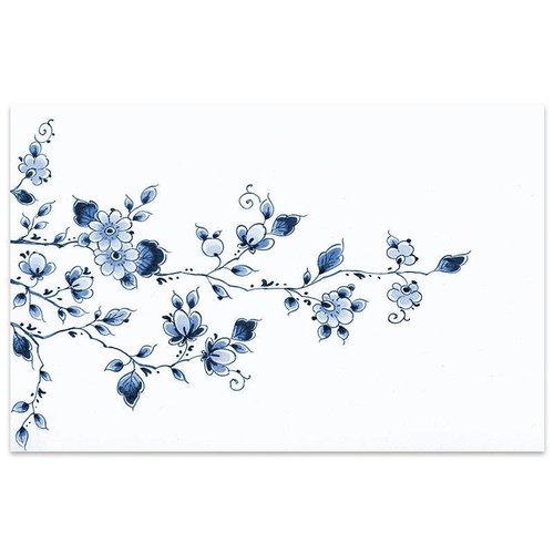 Tischset Blumen Delfter Blau Tischset Blumen Delfter Blau