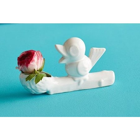Blumen-Dieb-Vase weiß