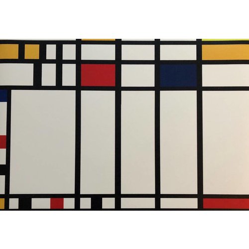 Tischset Vinyl mit Mondrian Druck Tischset Vinyl mit Mondrian Druck