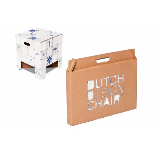 Dutch design chair Delft blue tiles Dutch design chair Delft blue tiles