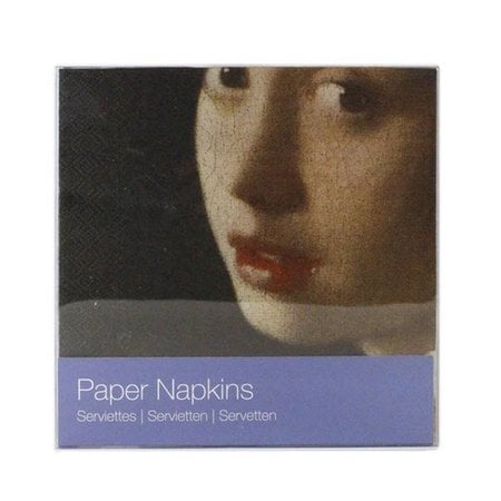 Vermeer "Girl with the pearl" napkins