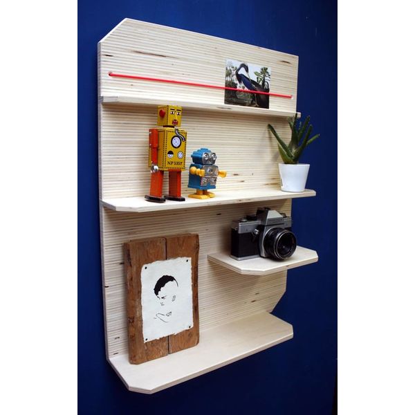 Wall rack for favorite souvenirs