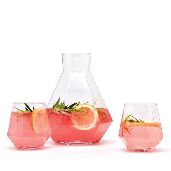 Ensemble de verres rayonnants de Puik Art