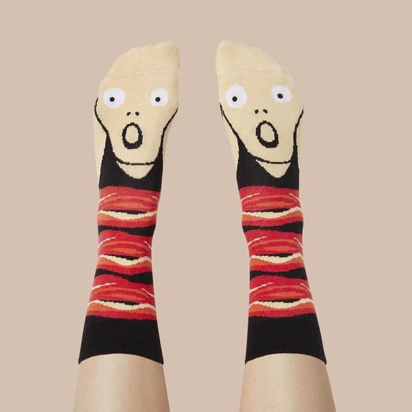 Chaussettes Screamy Ed de ChattyFeet