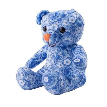 Delft blue teddy bear