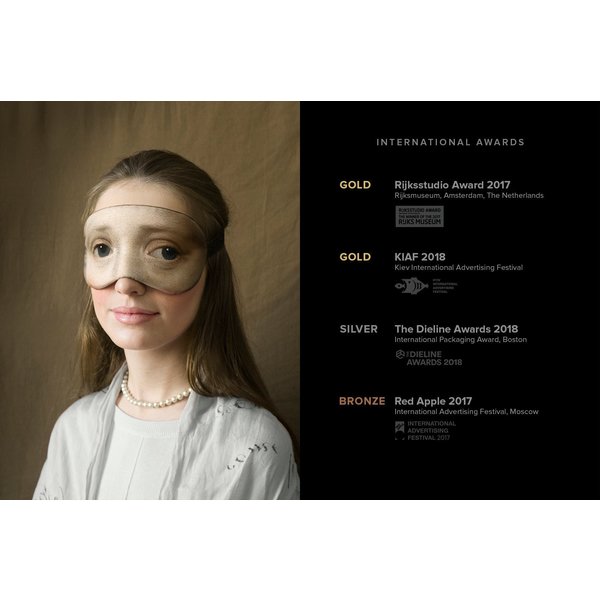 Girl with a pearl earring sleeping mask from the NRC