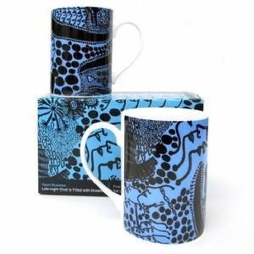 Yayoi Kusama Late Night Chat Mug Set Yayoi Kusama Late Night Chat Mug Set