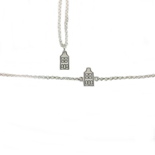 Canal house bell gable necklace and bracelet 