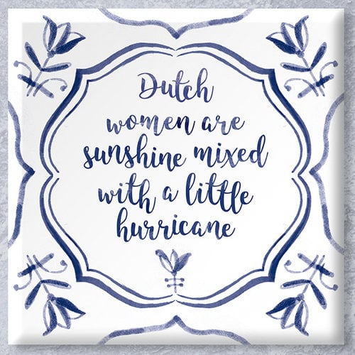 Wisdom tile "Dutch woman" 