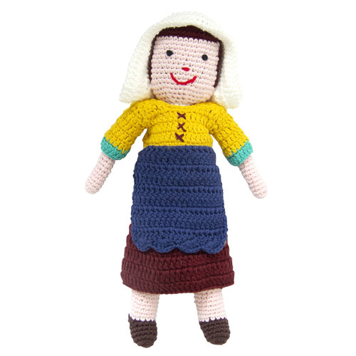 Laitière de poupée au crochet Vermeer 