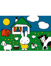 2 x Miffy Puzzle "Mit den Tieren"