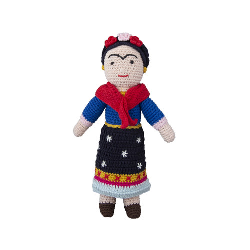 Frida Kahlo Häkelpuppe Frida Kahlo Häkelpuppe