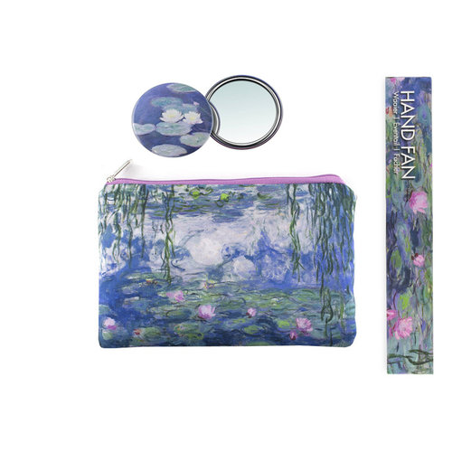 Monet case with mirror and fan Monet case with mirror and fan