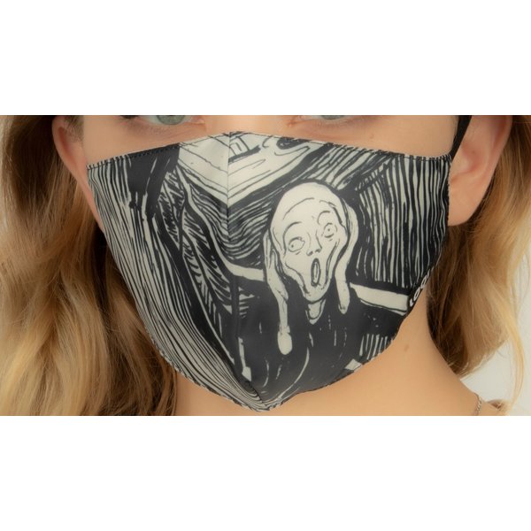 Face mask De schreeuw van Edvard Munch