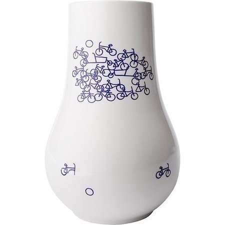 The Delft blue bicycle vase