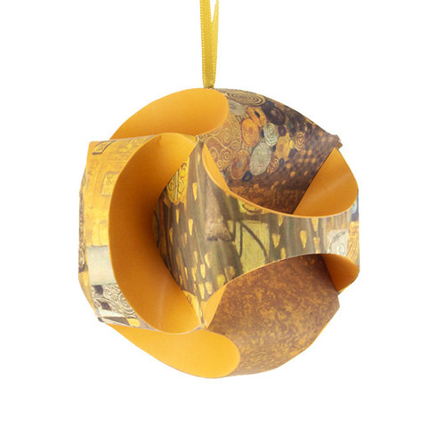 Kerstbal 'Klimt' vouwbaar Kerstbal 'Klimt' vouwbaar