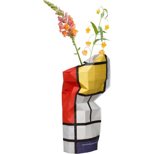 Paper vase Mondrian Paper vase Mondrian