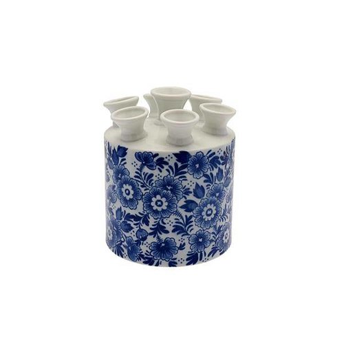 Tulip vase cylinder Delft blue 