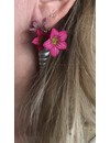 Flower Power shell earrings