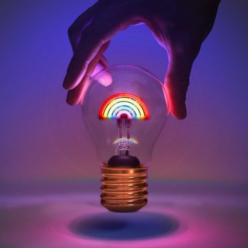 Cordless Rechargeable Light Bulb Rainbow Cordless Rechargeable Light Bulb Rainbow