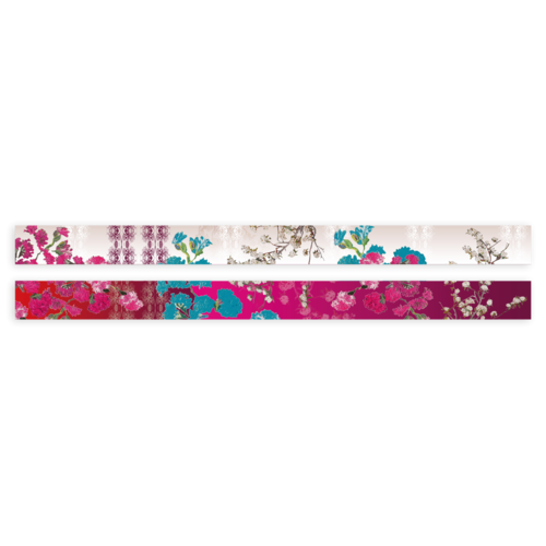 foulard en soie van Gogh "Flower power" long foulard en soie van Gogh "Flower power" long