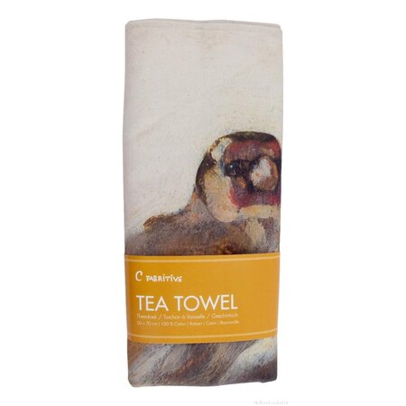 Goldfinch tea towel