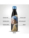 Thermosflasche Mädchen mit Perlenohrring