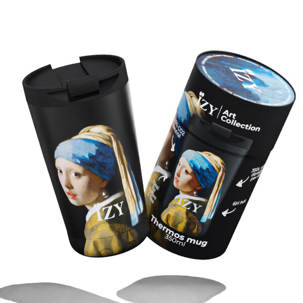 Thermo mug Girl with a pearl earring