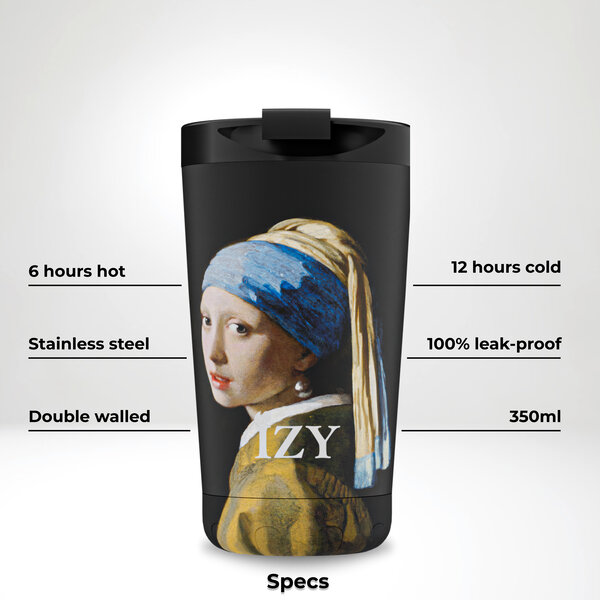 Thermo mug Girl with a pearl earring