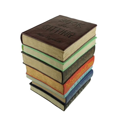 Hocker im Pop-Art-Bücher-Design Hocker im Pop-Art-Bücher-Design